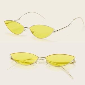 Tinted Lens Cat-Eye Sunglasses